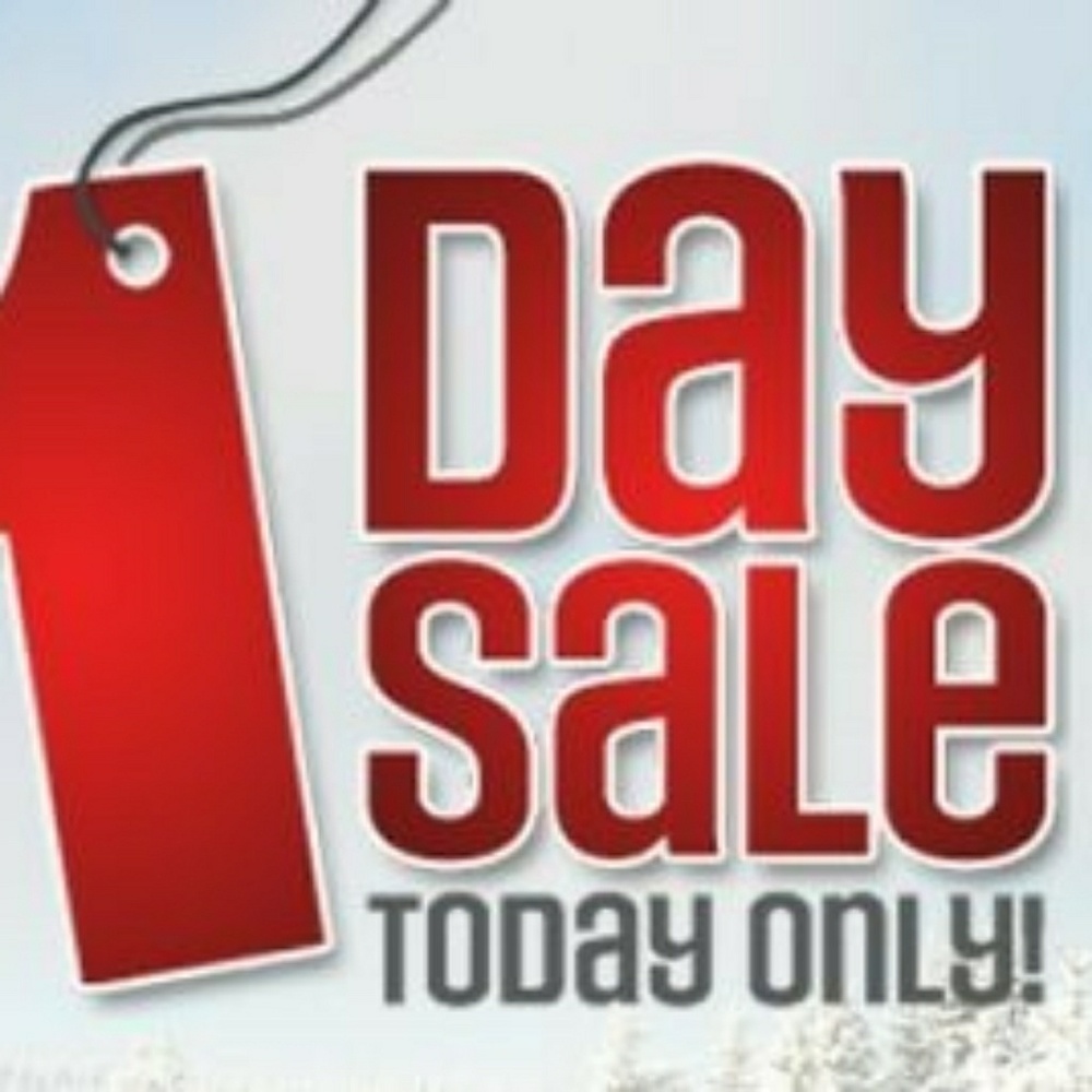 Prices drop today only...